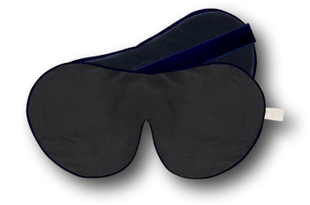 Holistic Silk One Strap Eye Mask - Black Lavender scented